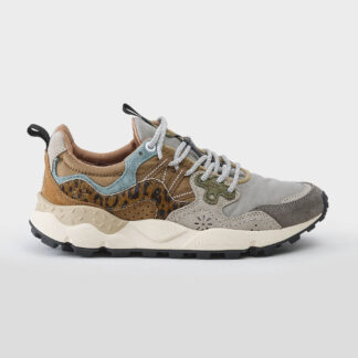 FLOWER MOUNTAIN DONNA CALZATURE SNEAKERS RUNNING TAUPE BEIGE MACULATO 36, 37-2, 38-2, 39, 40-2 immagine n. 1/5