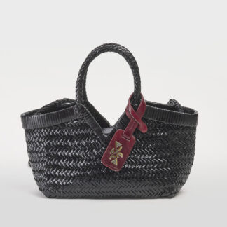 VIPERA DONNA BORSA MONET IN PELLE INTRECCIATA CHOCO un immagine n. 1/5