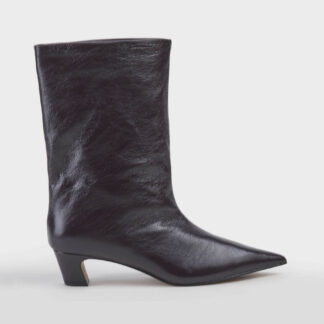 STEVE MADDEN DONNA CALZATURE STIVALETTO IN PELLE VINO 36, 37-2, 37, 38-2, 38, 39, 40-2 immagine n. 1/5